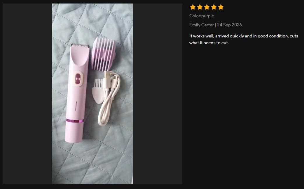 Customer photo review 17
