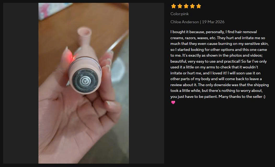Customer photo review 2