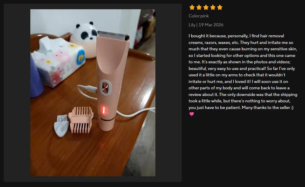 Customer photo review 3