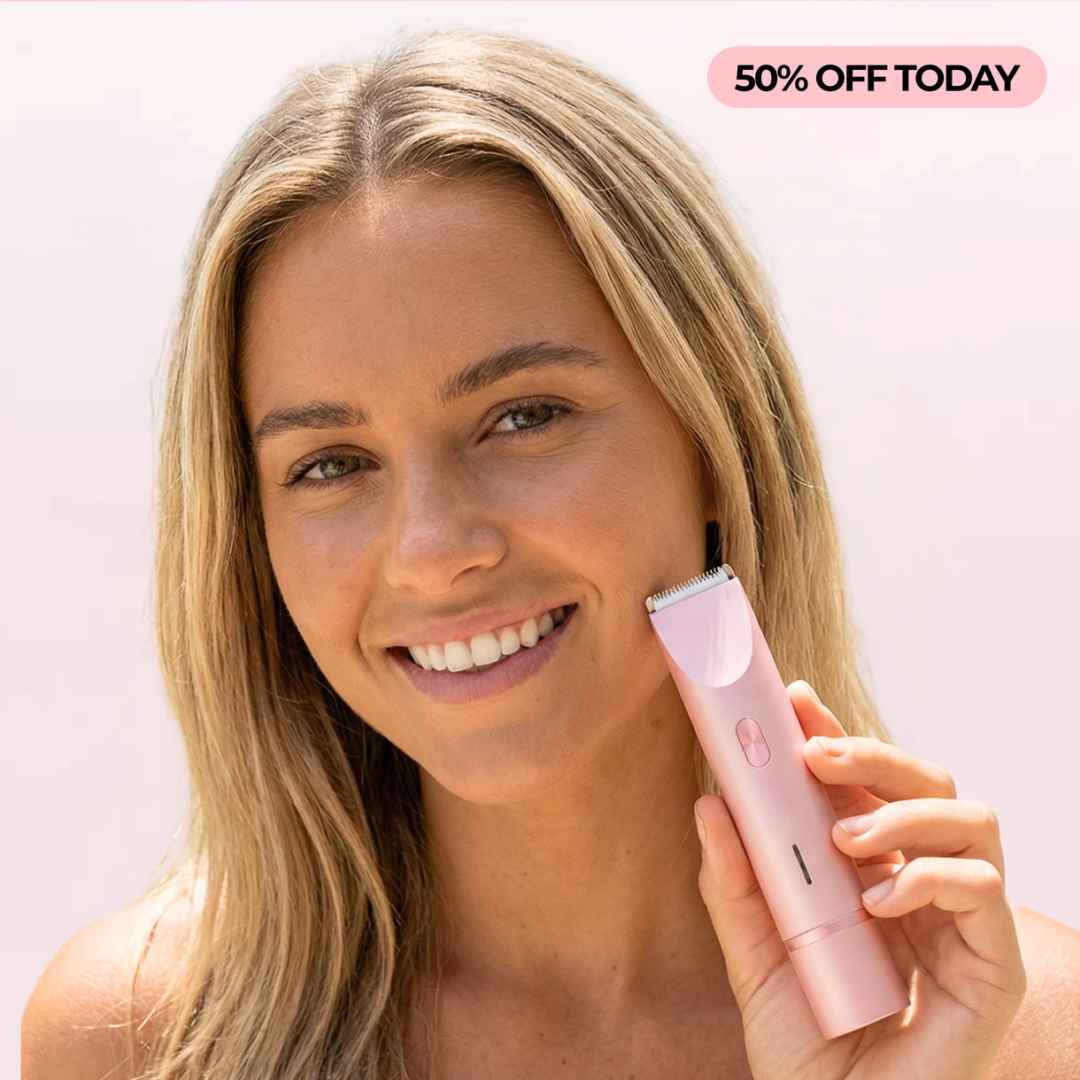 Berry Smooth Shaver in use