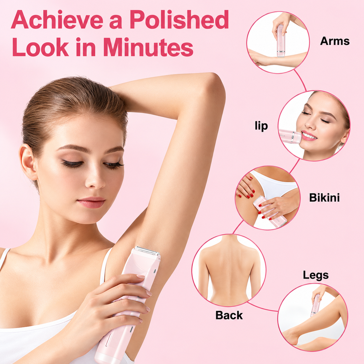 Berry Smooth Shaver | Pain Free Hair Removal