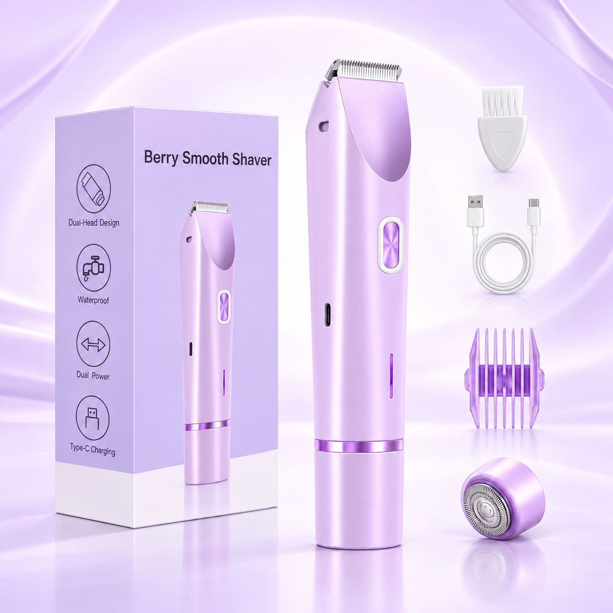 Berry Smooth Shaver | Pain Free Hair Removal
