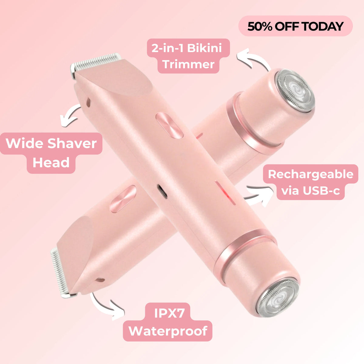 Berry Smooth Shaver | Pain Free Hair Removal
