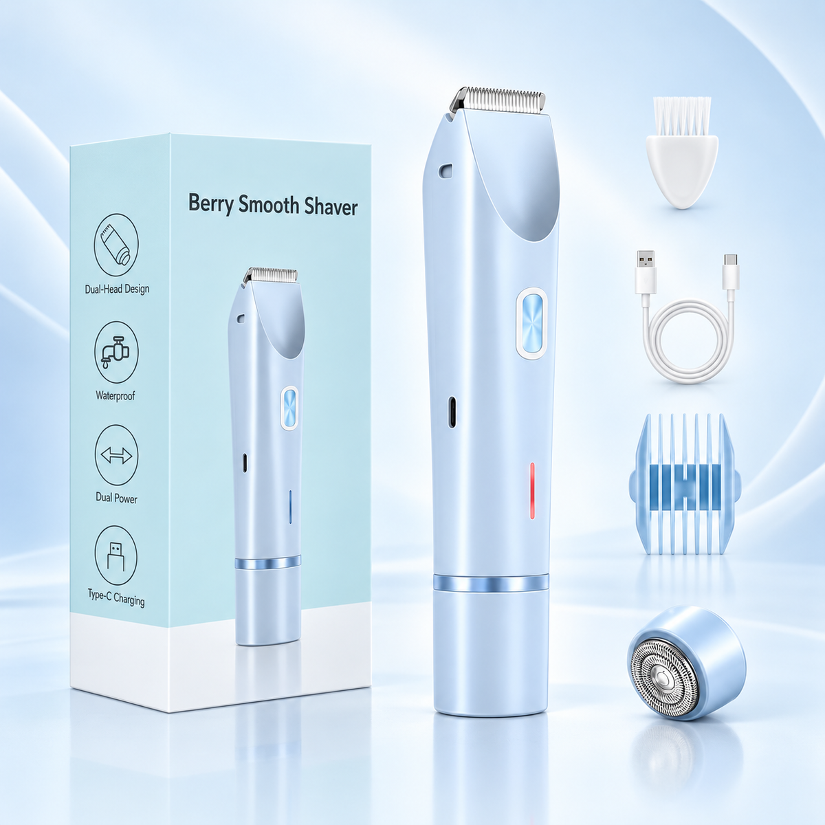 Berry Smooth Shaver | Pain Free Hair Removal